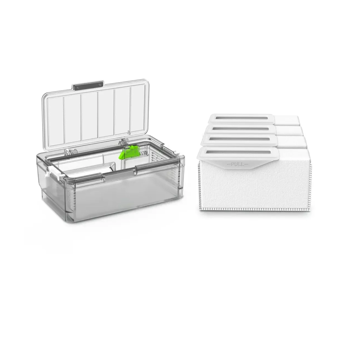 Untitled-2 360 ROBOT S10 disposable dust bag (4x) & dust bin - Image 1